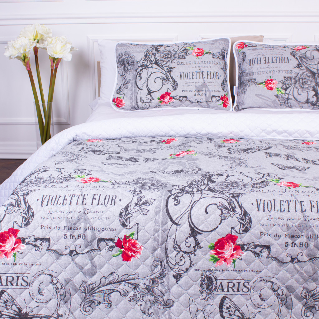 Покривало MirSon набір Print Line №5951 Abbasanta 150х210 см + наволочка 50х70 см (2200006169475) - зображення 4