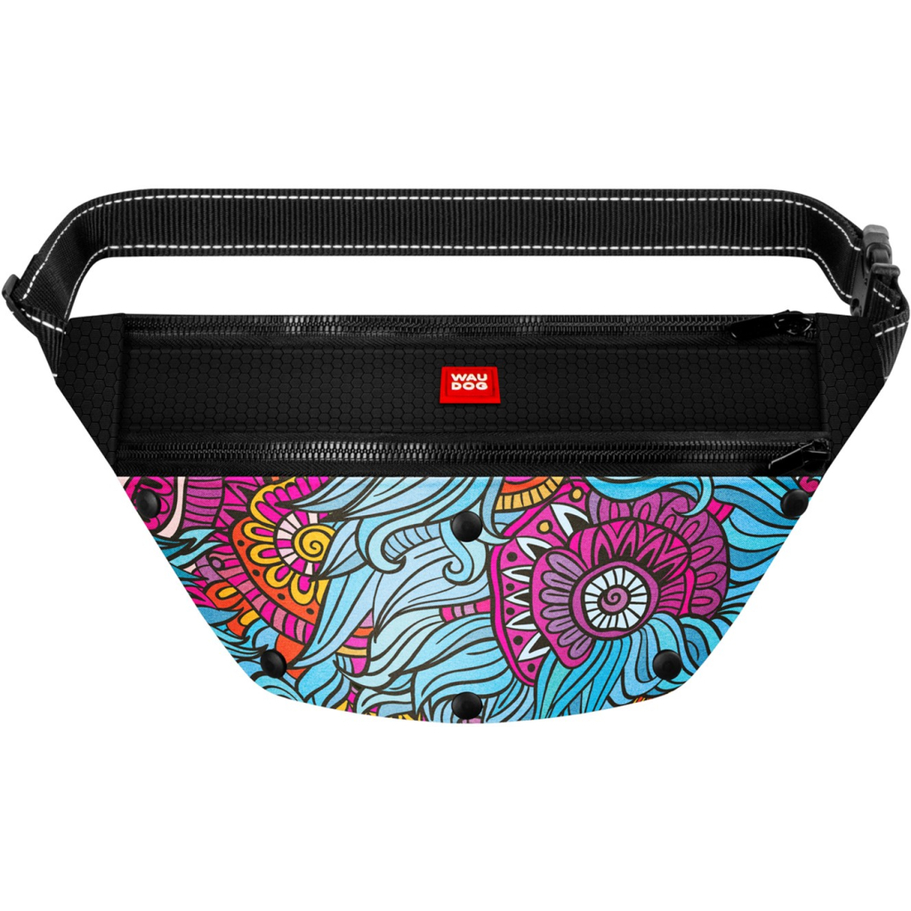 Поясна сумка-бананка для собак WAUDOG Textile "Літо" 33х17х10 см (5693) - зображення 1