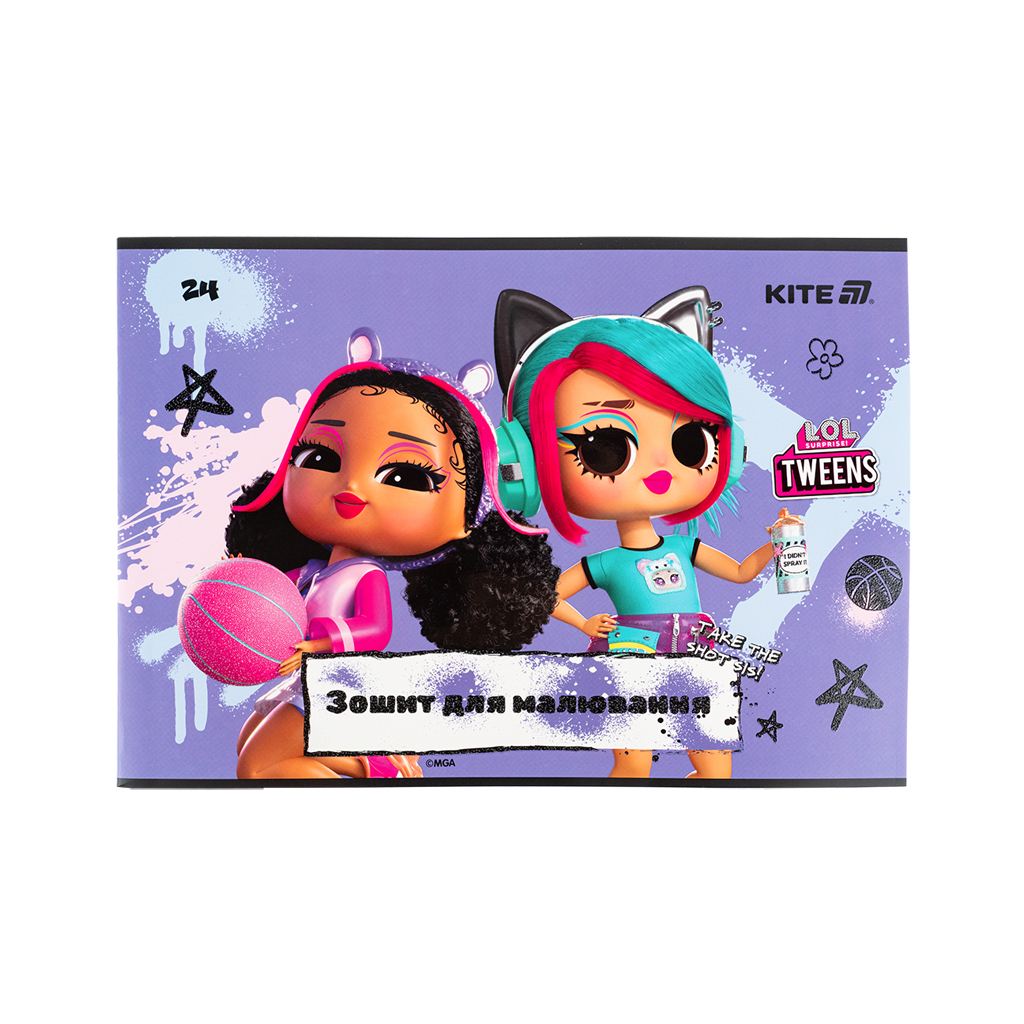Альбом для малювання Kite LOL, 24 аркуша (LO25-242) - изображение 9