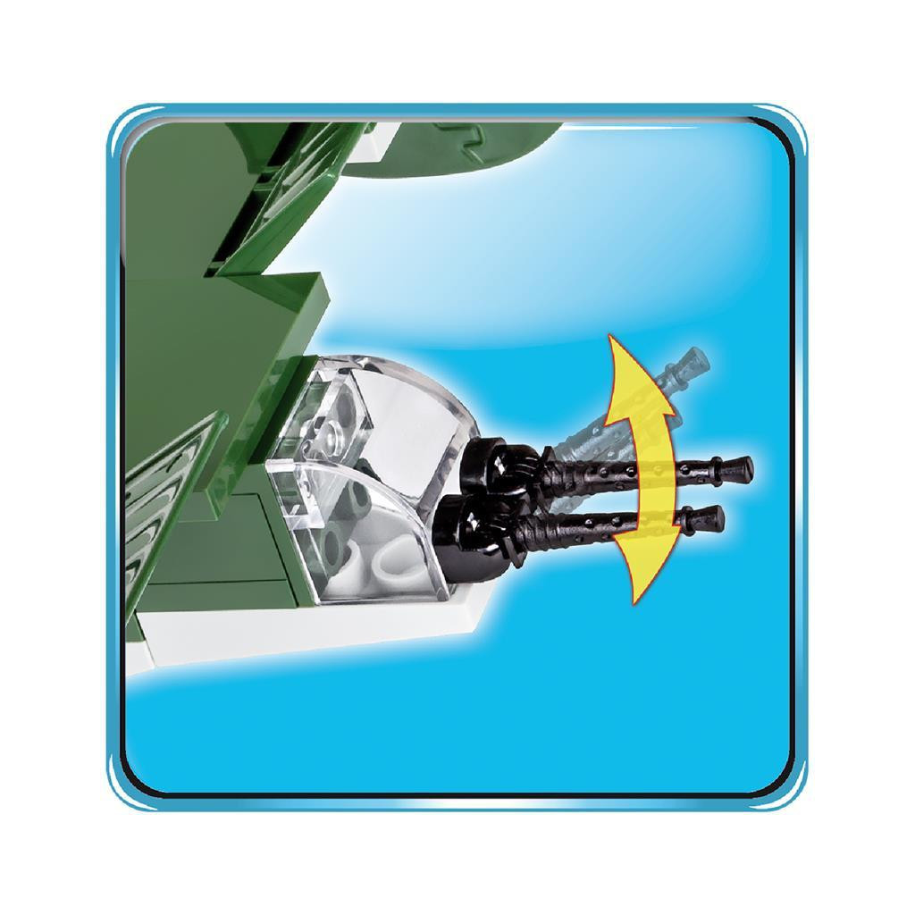 Конструктор Cobi Друга Світова Війна Літак B-25 Мітчелл, 500 деталей (COBI-5541) - зображення 7