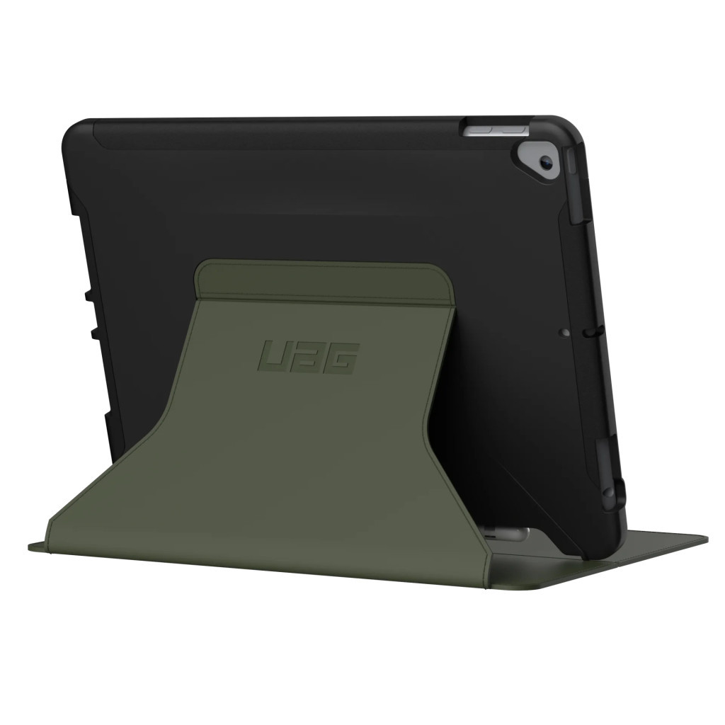 Чохол до планшета UAG iPad 10.2" (2019) Scout Folio, Black/Olive (12191I114072) - зображення 6