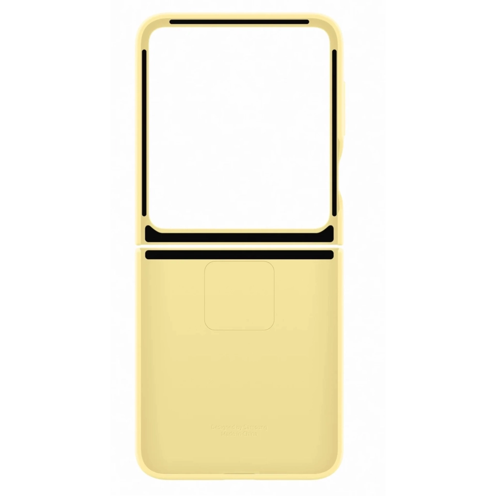 Чохол до мобільного телефона Samsung Silicone Cover with Ring Samsung Galaxy Flip 6 Yellow (EF-PF741TYEGUA) - зображення 3