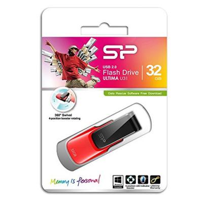 USB флеш накопичувач Silicon Power 32GB Ultima U31 USB 2.0 (SP032GBUF2U31V1R) - зображення 6