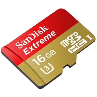 Карта пам'яті SanDisk 16GB microSDHC Class 10 UHS-I U3 (SDSQXNE-016G-GN6MA) - зображення 2