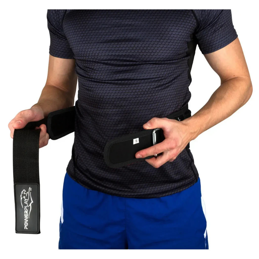 Атлетичний пояс PowerPlay неопреновий 5546 Black XL (PP_5546_XL_ Black) - зображення 4