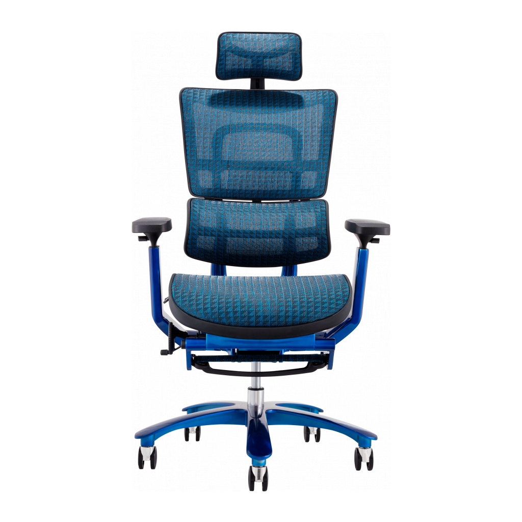 Офісне крісло GT Racer X-815L Black/Blue (W-85) - зображення 4