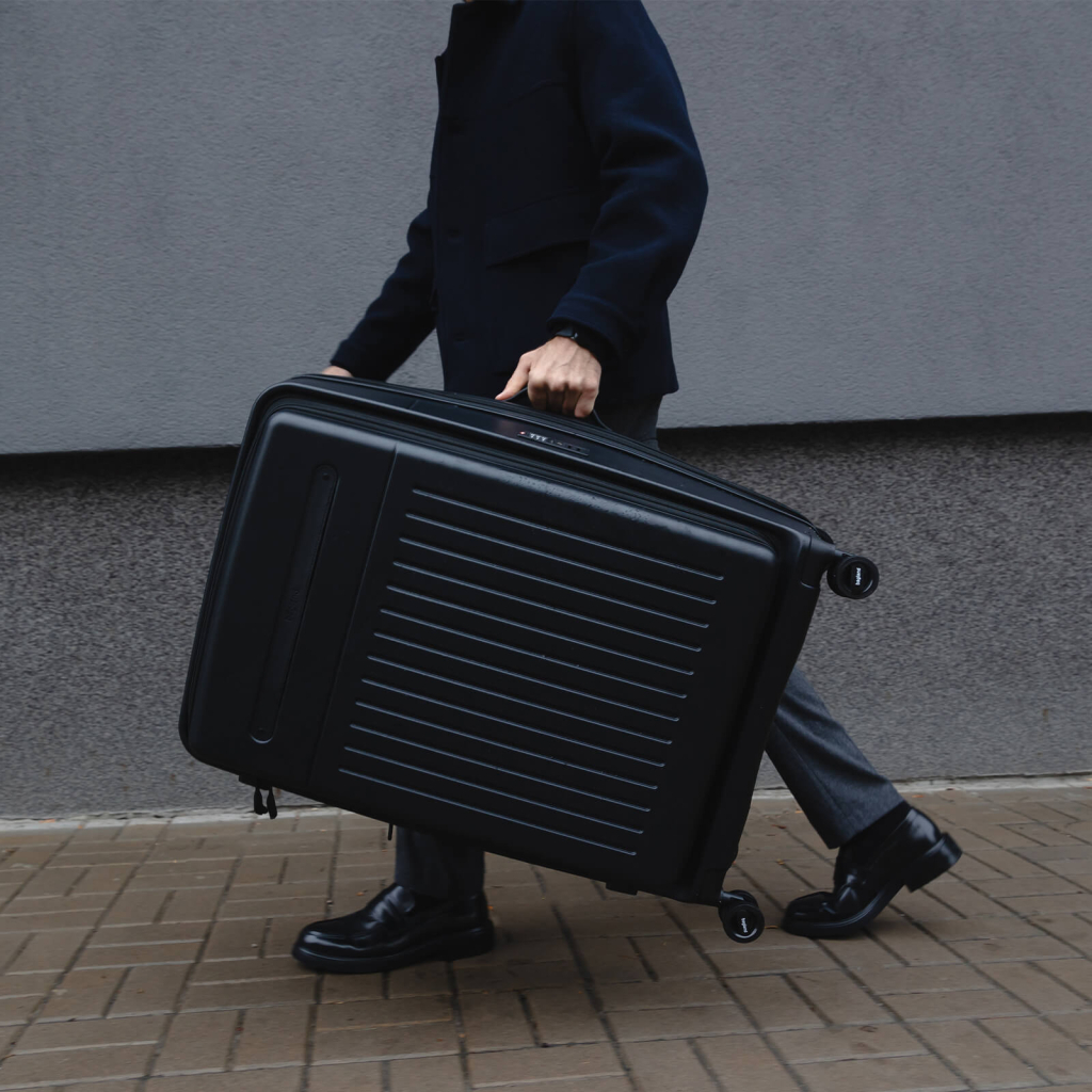 Валіза Bagland велика 96 л чорна (1140521762) - зображення 9