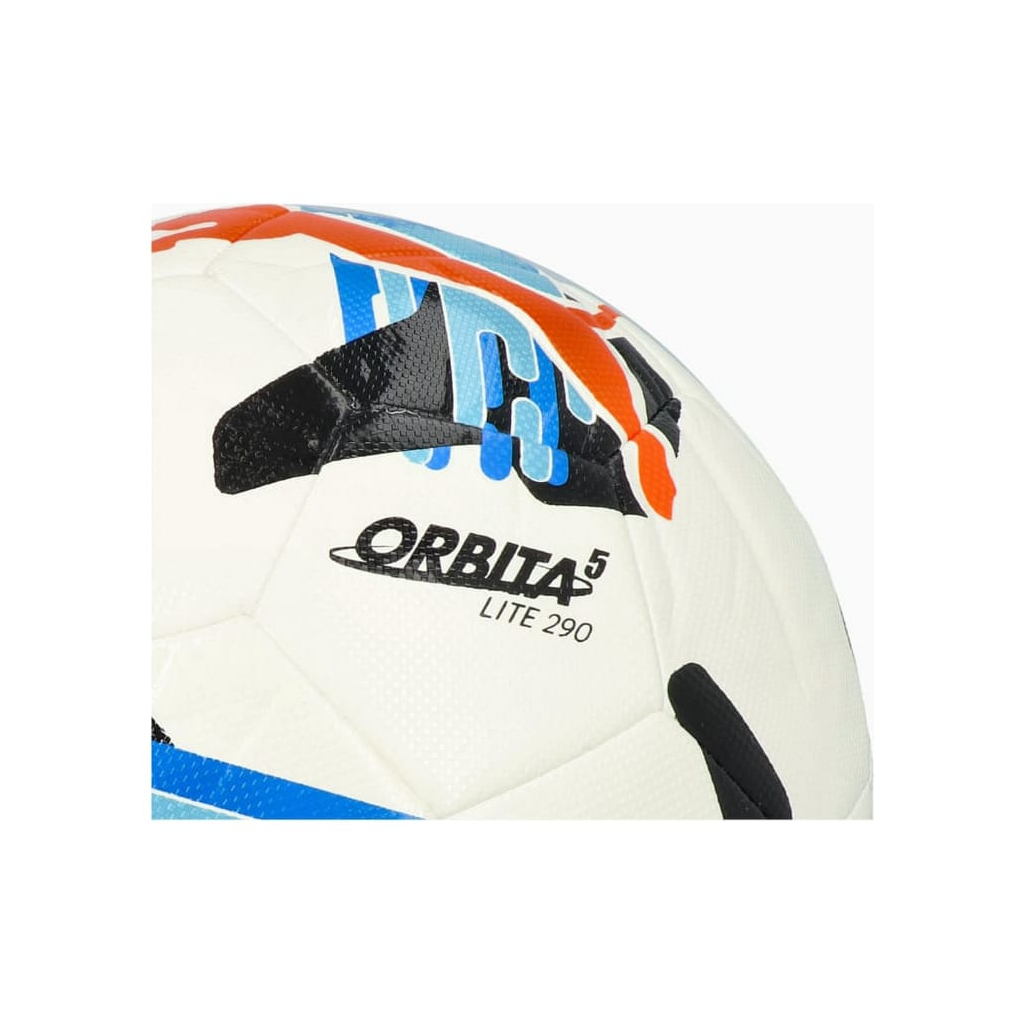 М'яч футбольний Puma Orbita 5 Fusion Lite 290 084333-01 білий, синій 4 (4067981500918) - зображення 3