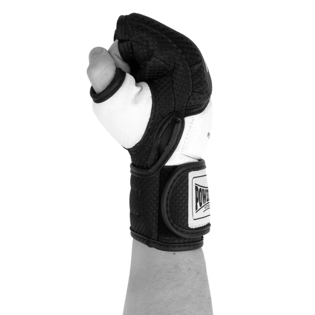 Рукавички для MMA PowerPlay 3075 L Black/White (PP_3075_L_Bl/White) - зображення 3