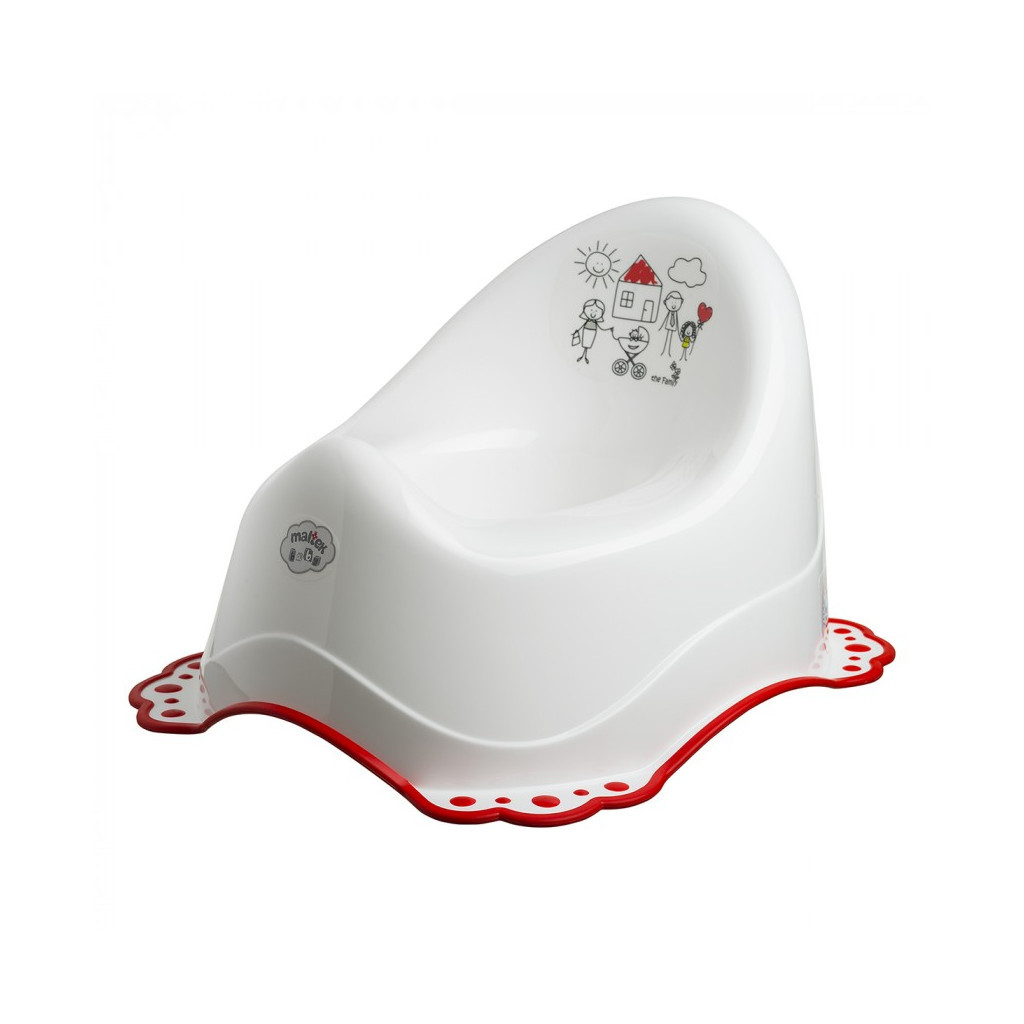 Горщик Maltex з гумками Сім'я Білий (3910567) - зображення 1