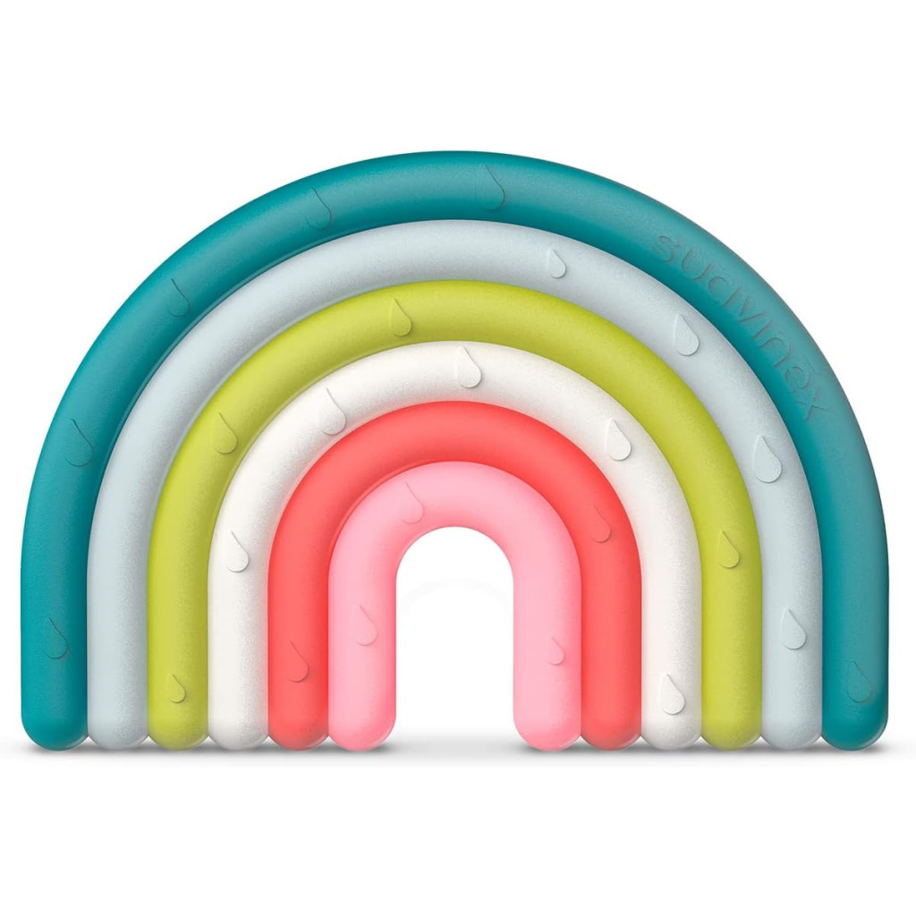 Прорізувач Suavinex силіконовий з бульбашками/мультиколір (401432) - зображення 1