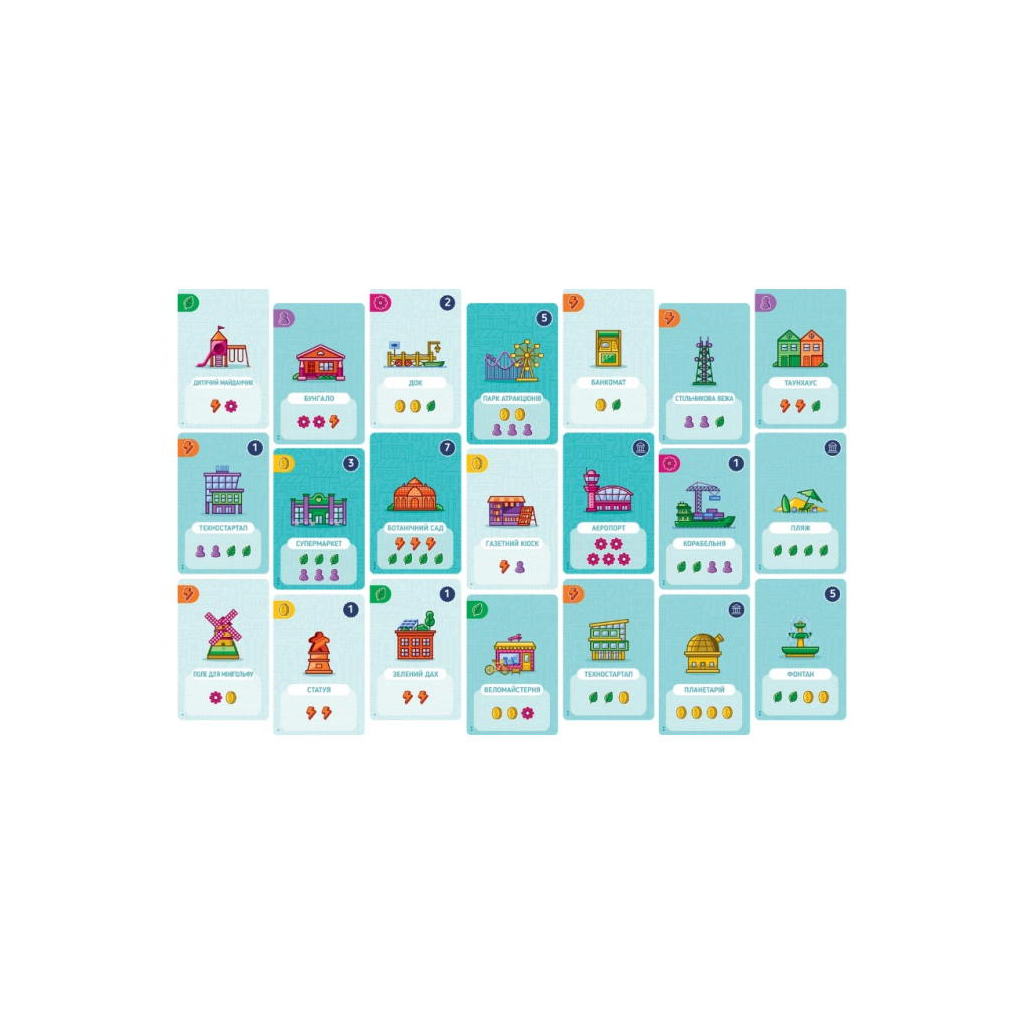 Настільна гра Games 7 Days Карткове Місто (Point City) (укр.) (PCT01UA) - зображення 5