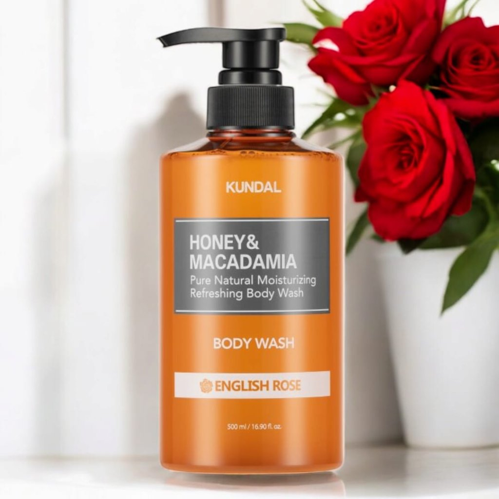 Гель для душу Kundal Honey & Macadamia Body Wash English Rose 500 мл (8809568740265) - зображення 2