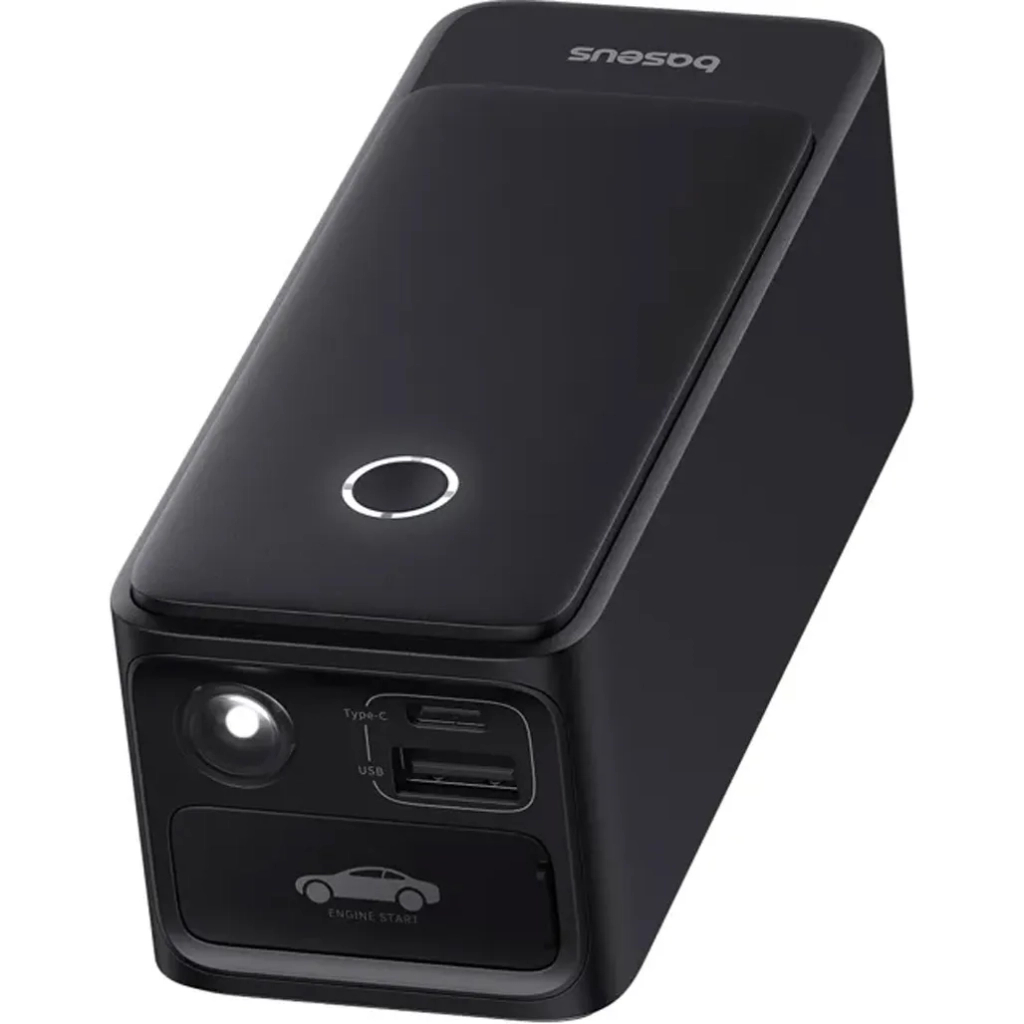 Пуско зарядний пристрій Baseus 6000mAh Super Energy Alpha Series Jump Starter 600A Cosmic Black (C00259200121-00) - зображення 5