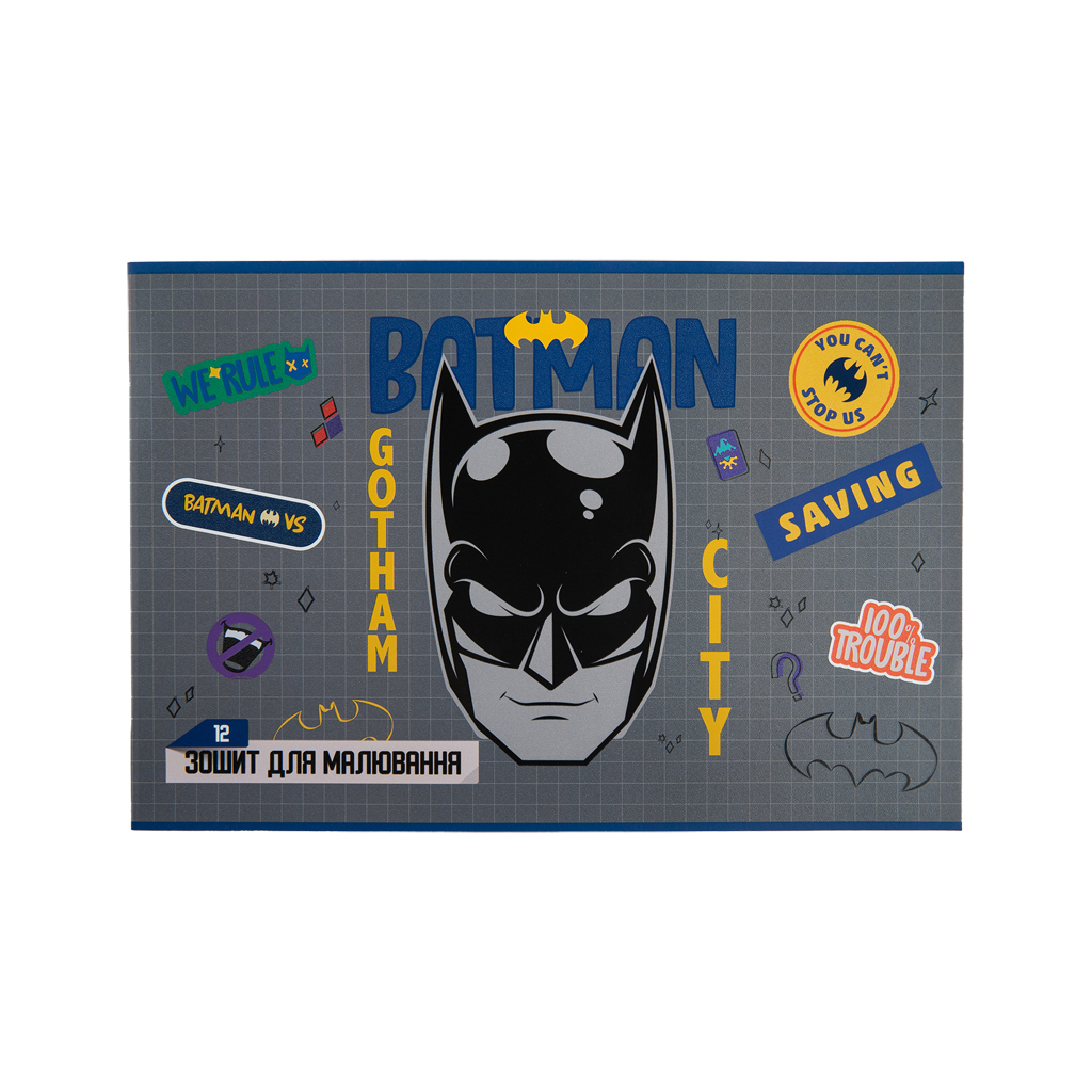 Альбом для малювання Kite DC Comics, 12 аркушів (DC23-241) - зображення 7
