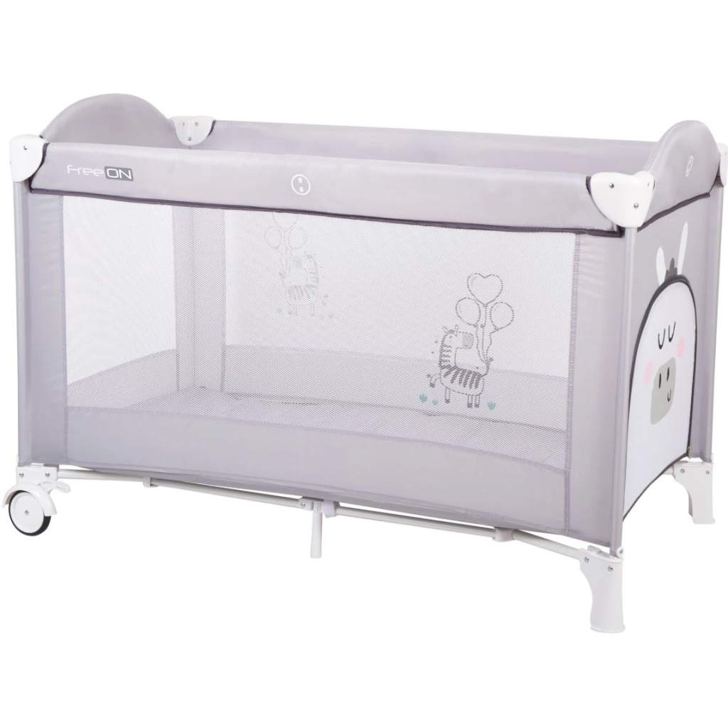 Дитячий манеж FreeON Balloon zebra Grey (45814) - зображення 1
