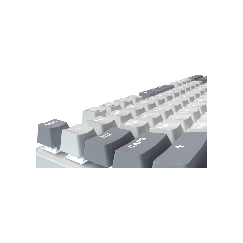 Клавіатура GamePro Genesis Metallic MK110W Outemu Red Switch USB UA White (MK110W) - зображення 6