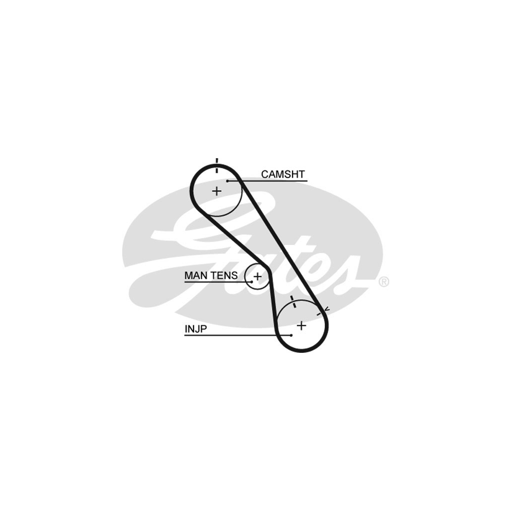 Ремінь ГРМ Gates 5474XS - зображення 1