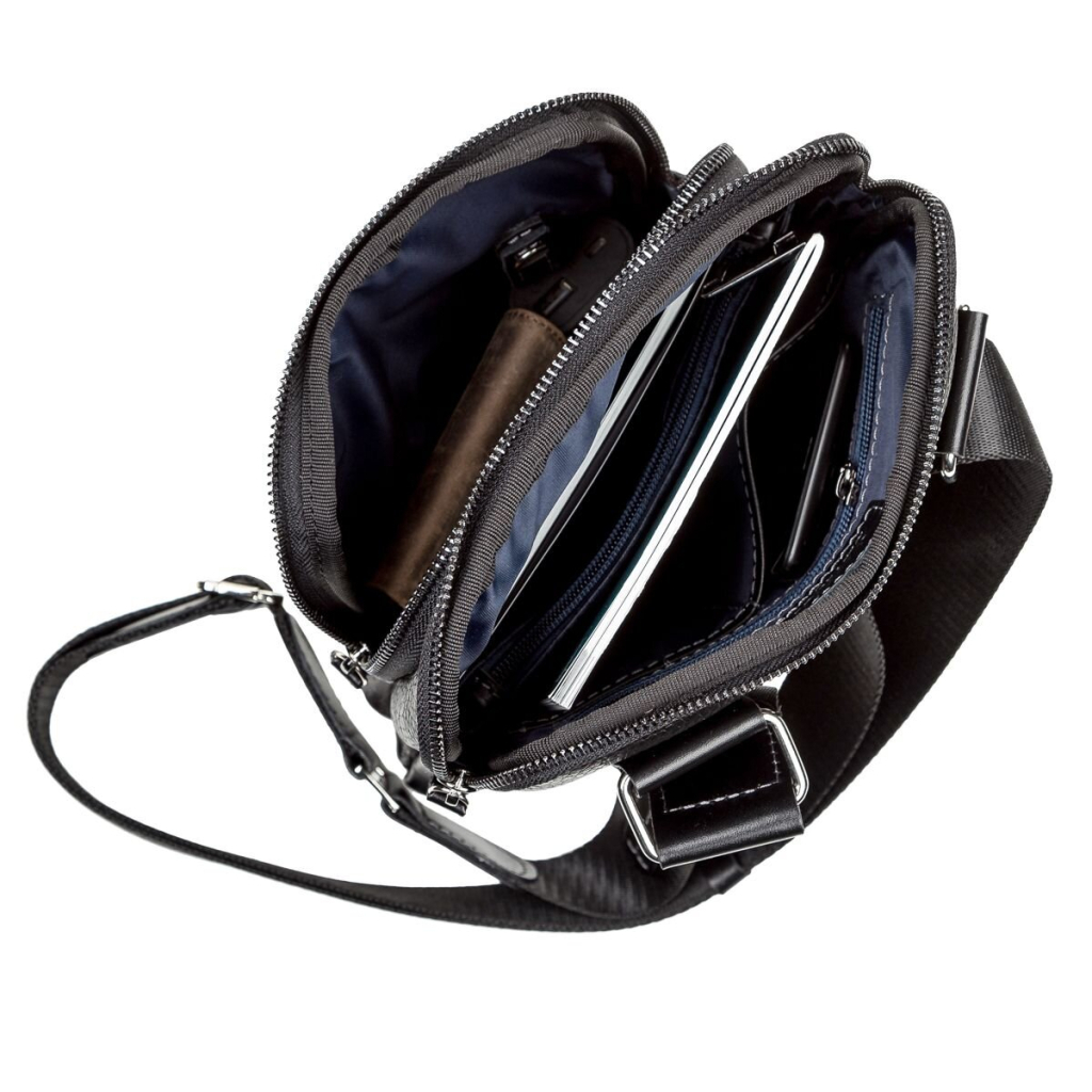 Сумка Shvigel Шкіряна Чорна (11090) - зображення 6