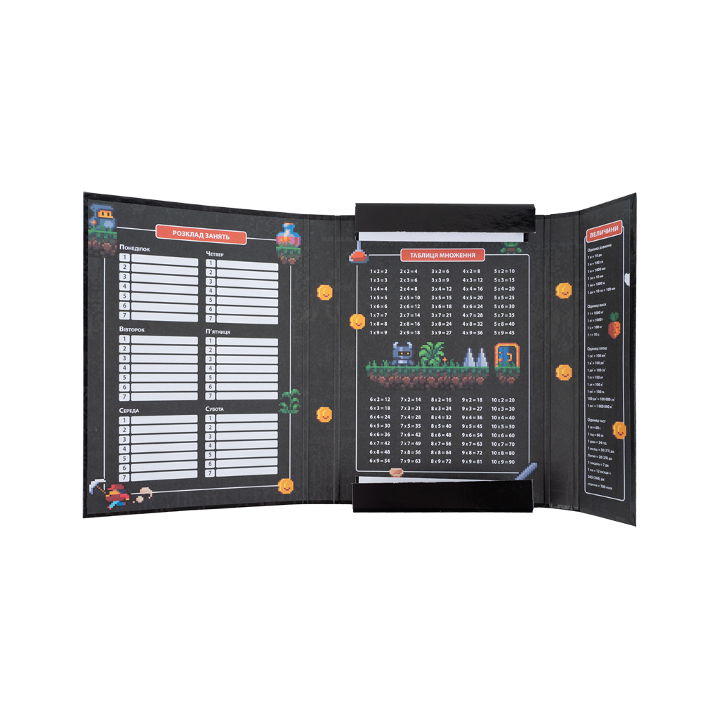 Папка для зошитів Kite В5 на гумці Pixel Game (K25-210-2) - изображение 4