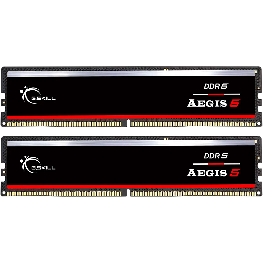 Модуль пам'яті для комп'ютера DDR5 64GB (2x32GB) 6000 MHz Aegis 5 Black G.Skill (F5-6000J3636F32GX2-IS) - зображення 1