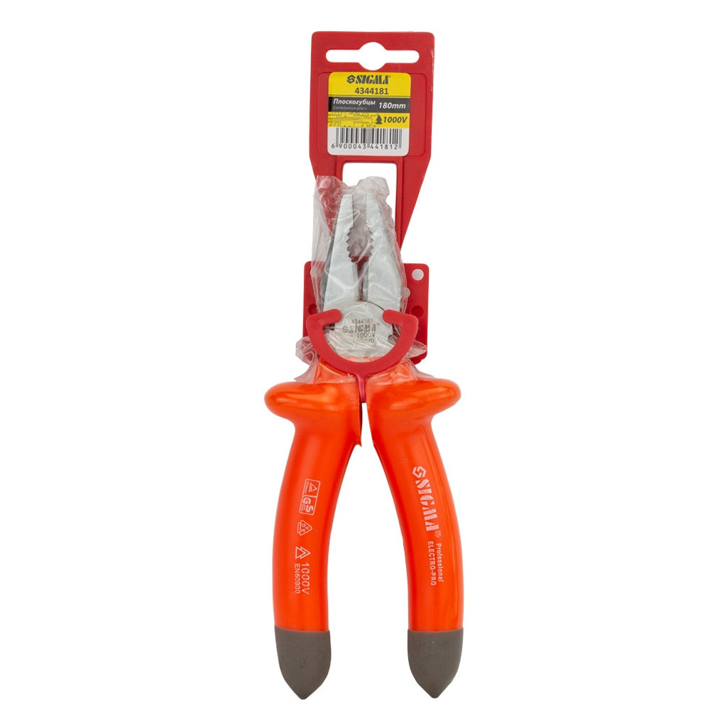Плоскогубці Sigma діелектричні 180мм 1000В (4344181) - изображение 7