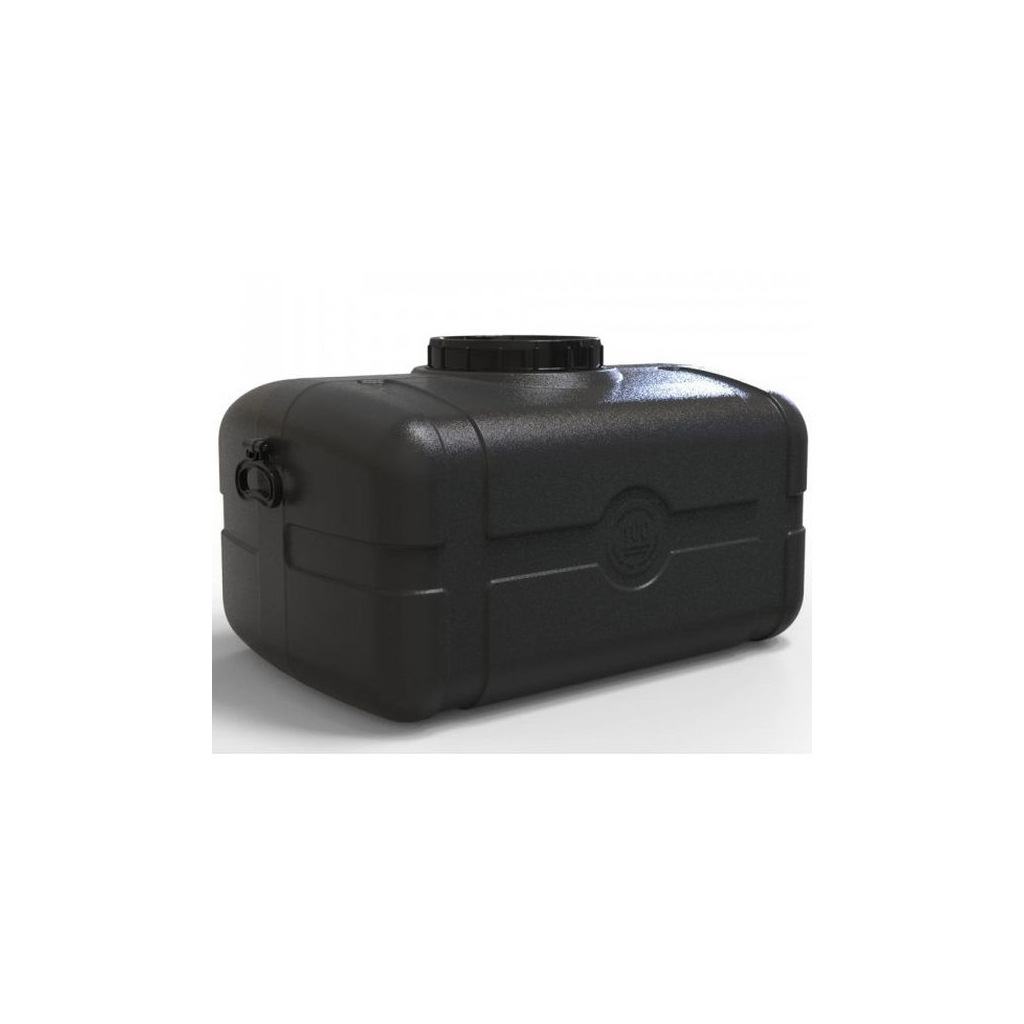 Ємність для води Євро Пласт квадратна не харчова 105 л прямокутна чорна видувна (13171) - зображення 3