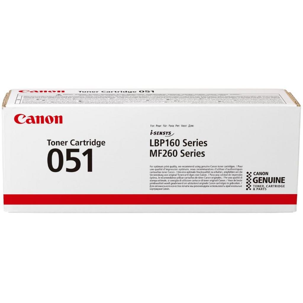 Картридж Canon 051 Black 1.7K (2168C002) - зображення 3