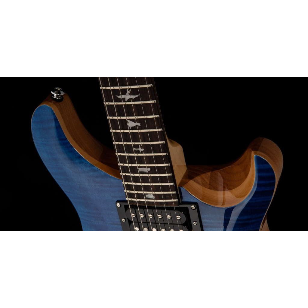 Електрогітара PRS SE Custom 24-8 Faded Blue - зображення 12