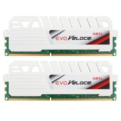 Модуль пам'яті для комп'ютера DDR3 8GB (2x4GB) 1600 MHz EVO Veloce Frost White Geil (GEW38GB1600C11DC) - зображення 1