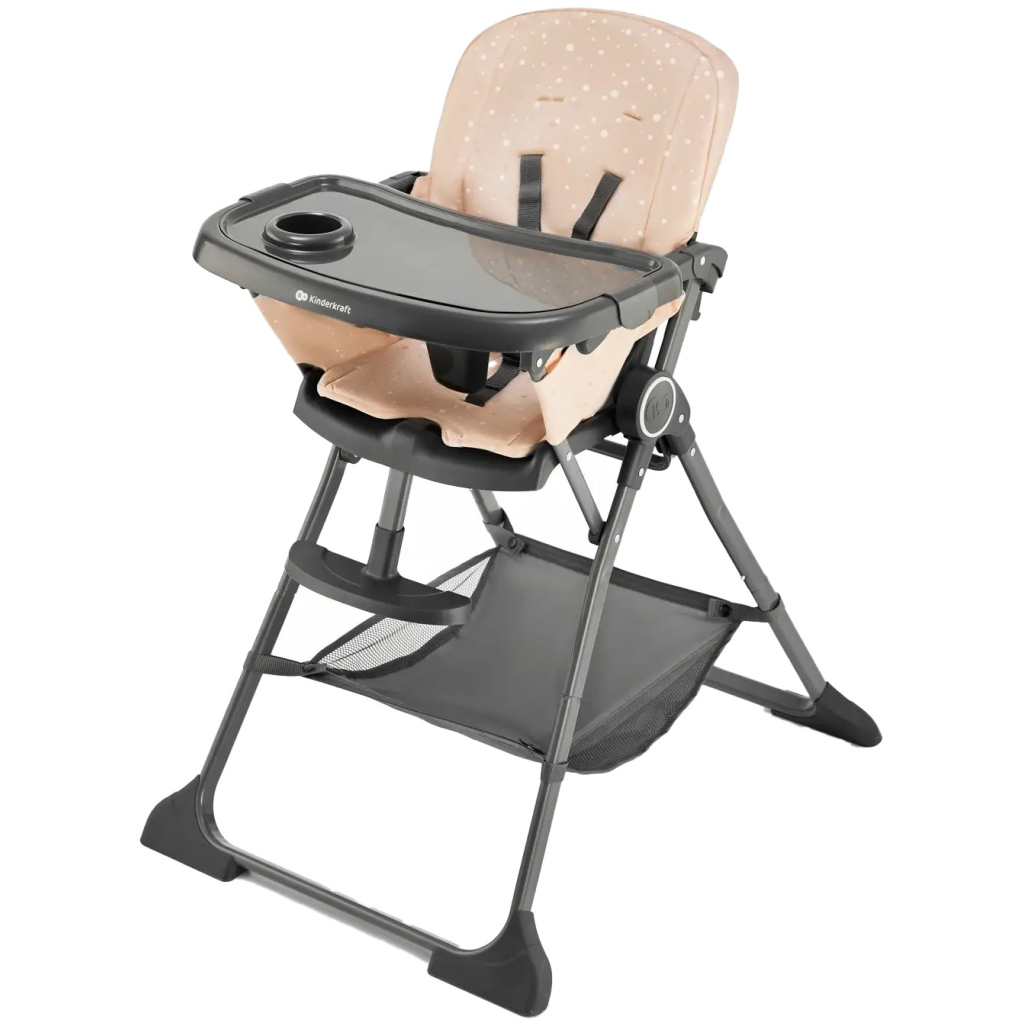 Стілець для годування Kinderkraft Foldee Pink (5902533922451) - зображення 1