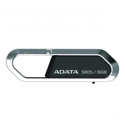 USB флеш накопичувач ADATA 16Gb S805 Grey USB 2.0 (AS805-16G-RGY) - зображення 1