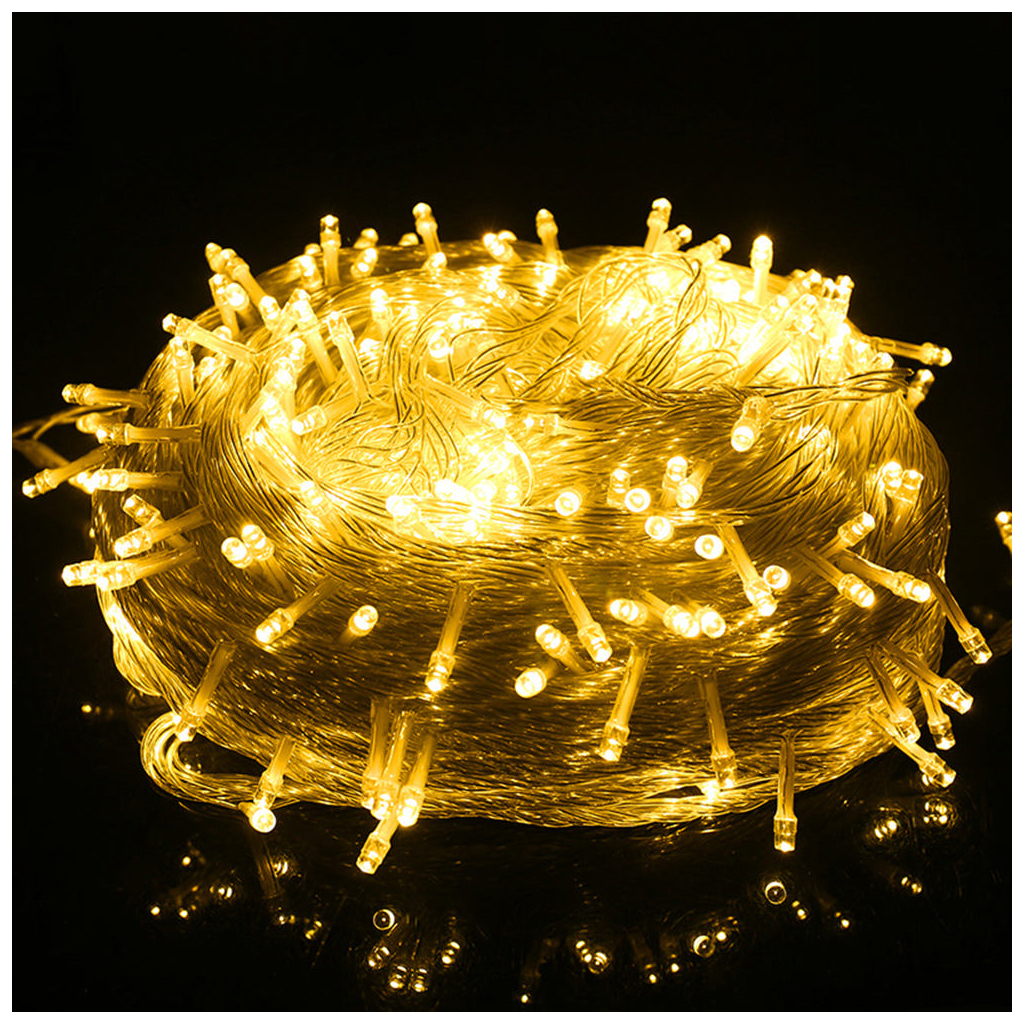 Гірлянда ColorWay LED 50 5 м 8 функцій Теплий колір USB (CW-G-50L5U) - зображення 3