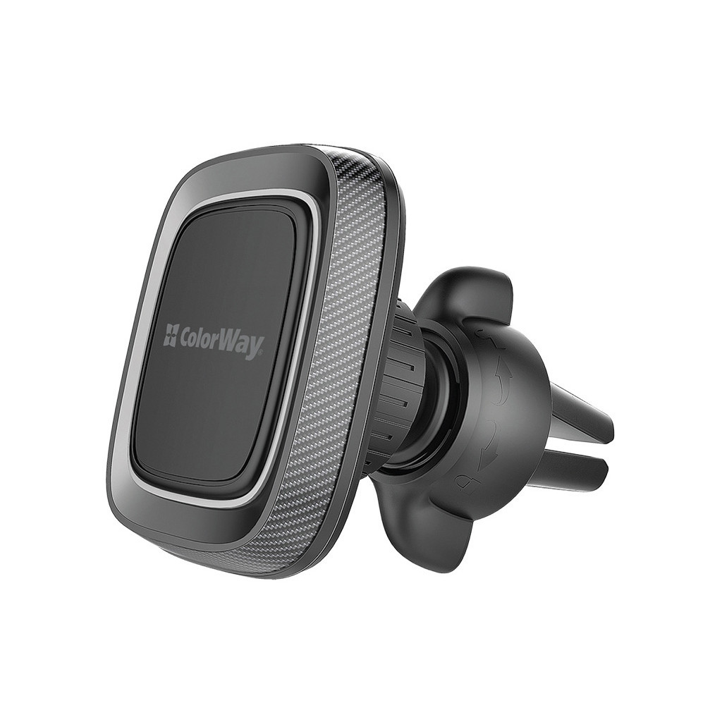 Універсальний автотримач ColorWay Air Vent-2 (360 rotation) magnetic Gray (CW-CHM05-GR) - зображення 1