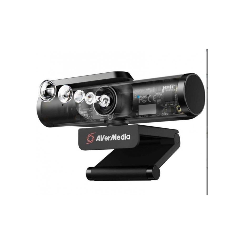 Веб-камера AVerMedia Live Streamer CAM PW513 4K Black (61PW513000AC) - зображення 4