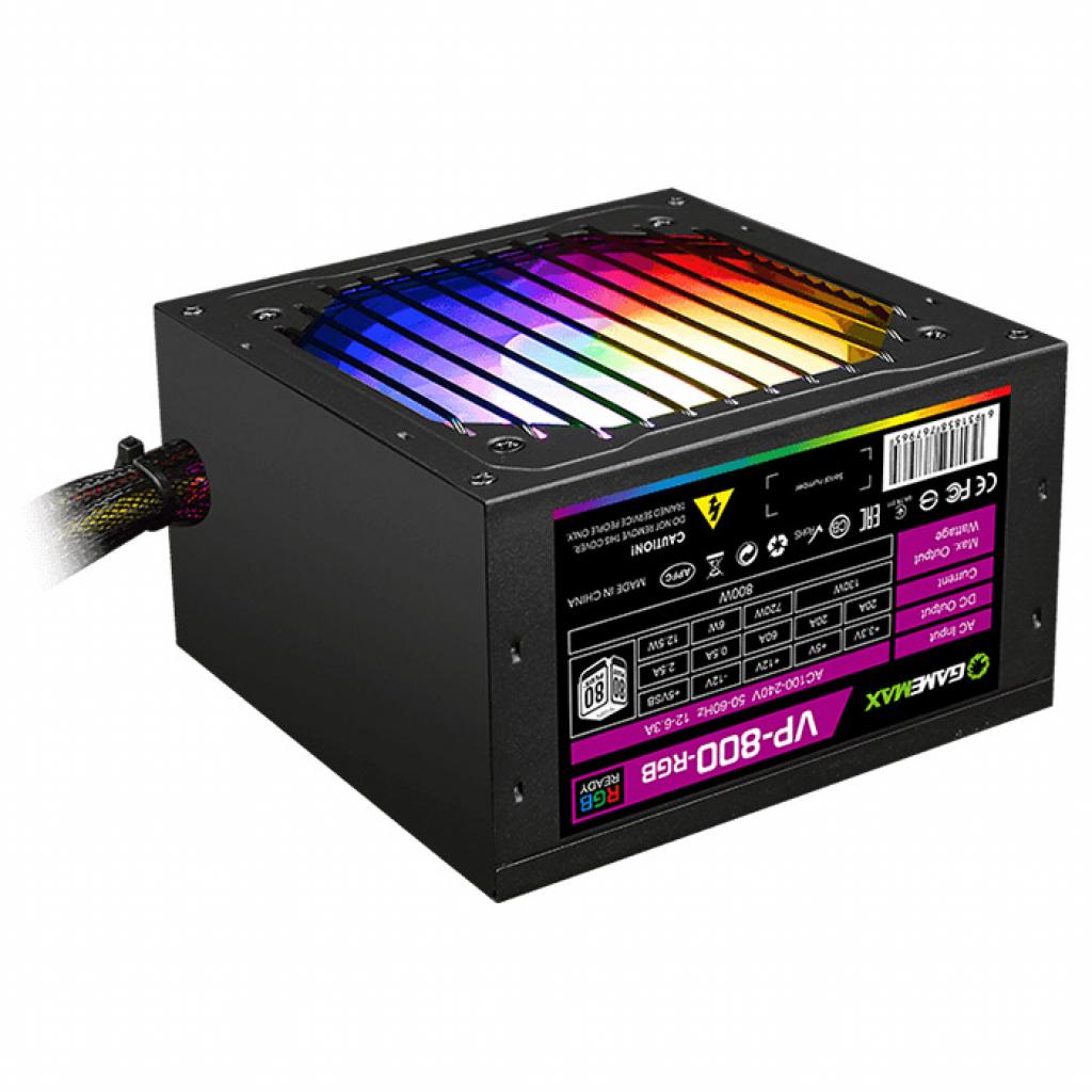 Блок живлення Gamemax 800W (VP-800-RGB) - изображение 4