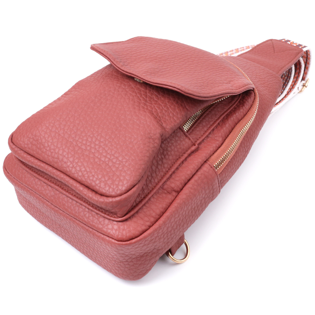 Сумка Vintage З екошкіри Бордова (22762) - зображення 5