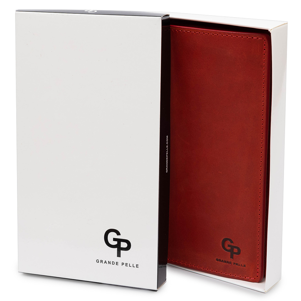 Гаманець Grande Pelle Червоний (11512) - зображення 5