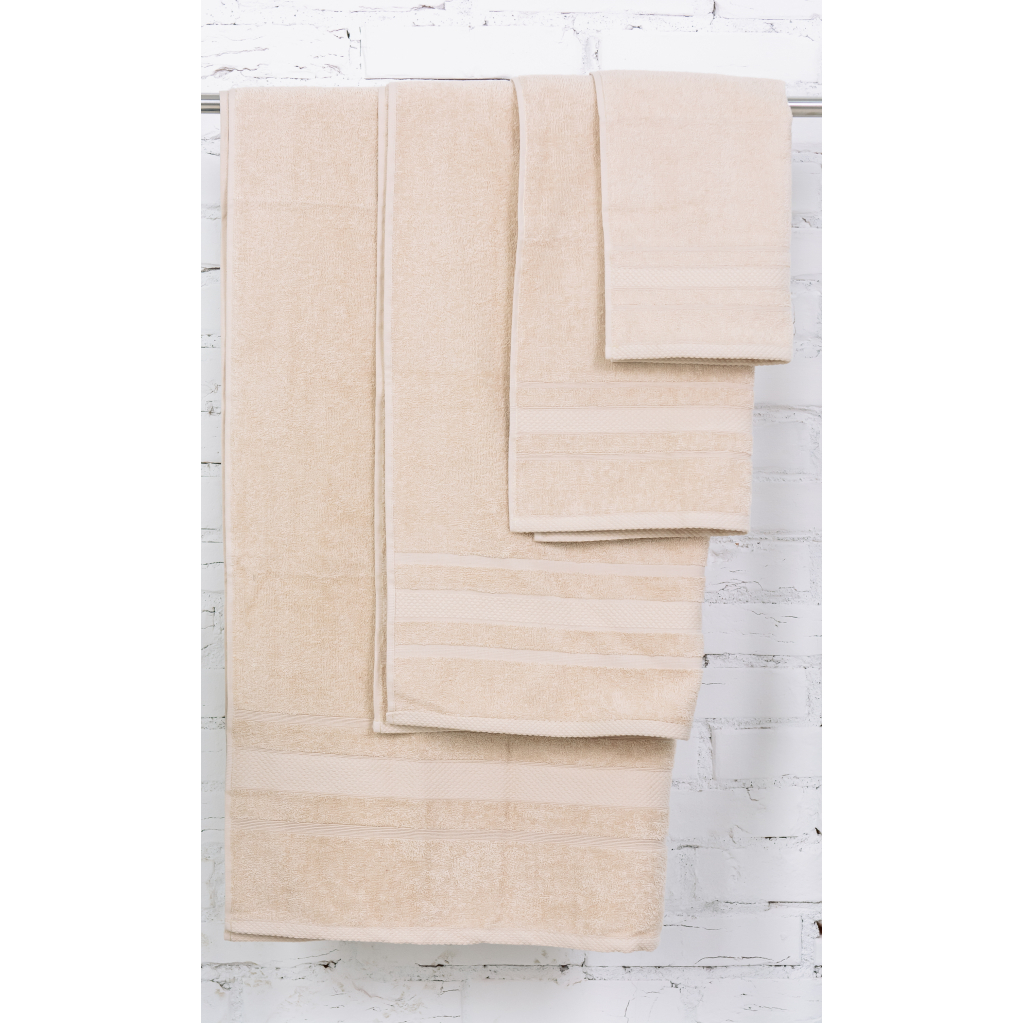 Рушник MirSon набір банних 5084 Elite SoftNess Beige 40х70, 50х90, 70х140 (2200003183542) - зображення 3