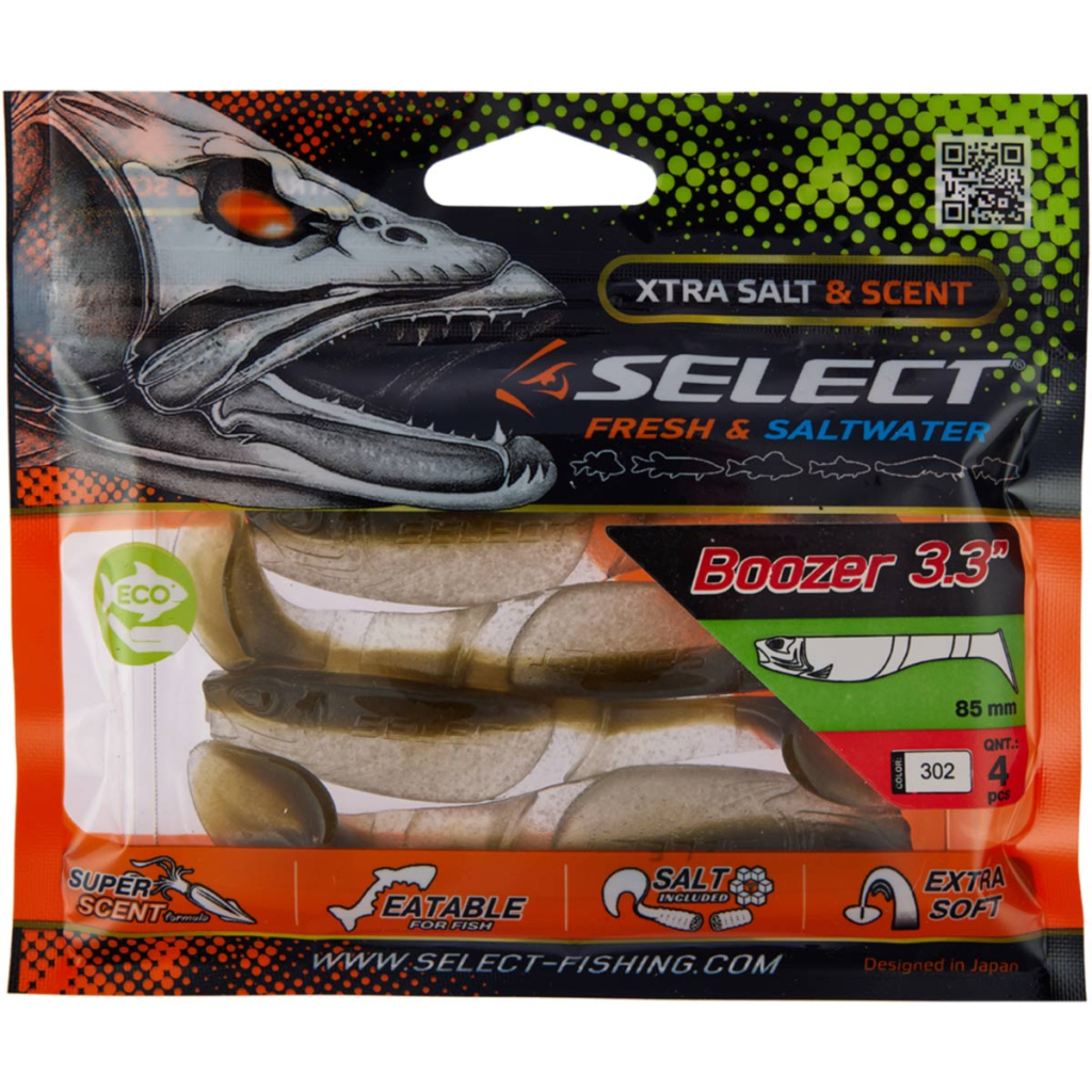 Силікон рибальський Select Boozer 3.3" 302 (4 шт/уп) (1870.71.50) - зображення 2