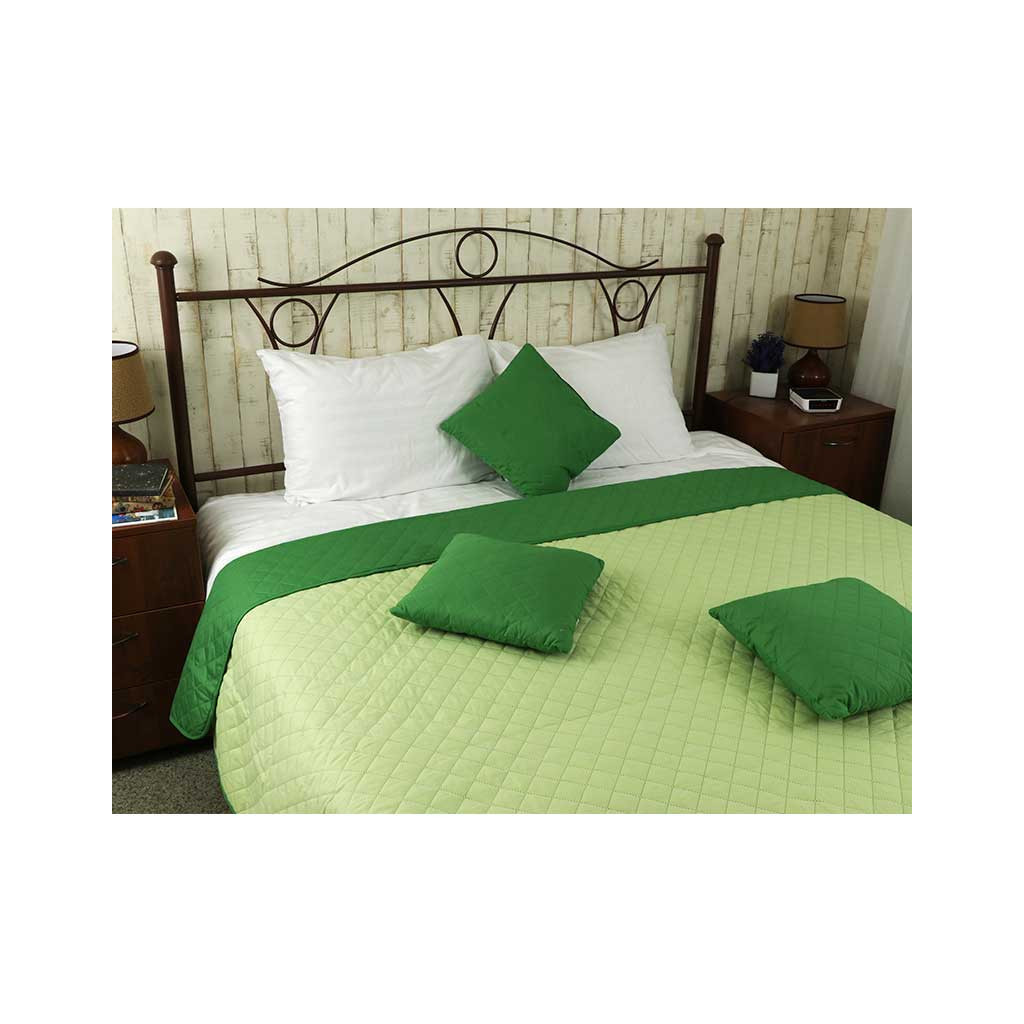 Покривало Руно двостороннє Grass Ромб зелене 212х240 см (329.52У_Grass ромб) - зображення 6