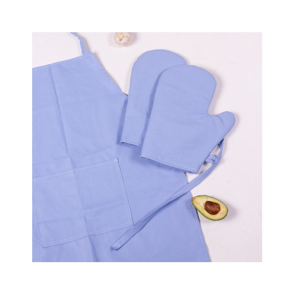 Фартух MirSon Набір 12-4608 Lucretia бязь дві прихватки + дві рукавички-прихватки + фартух (2200006752752) - picture 4