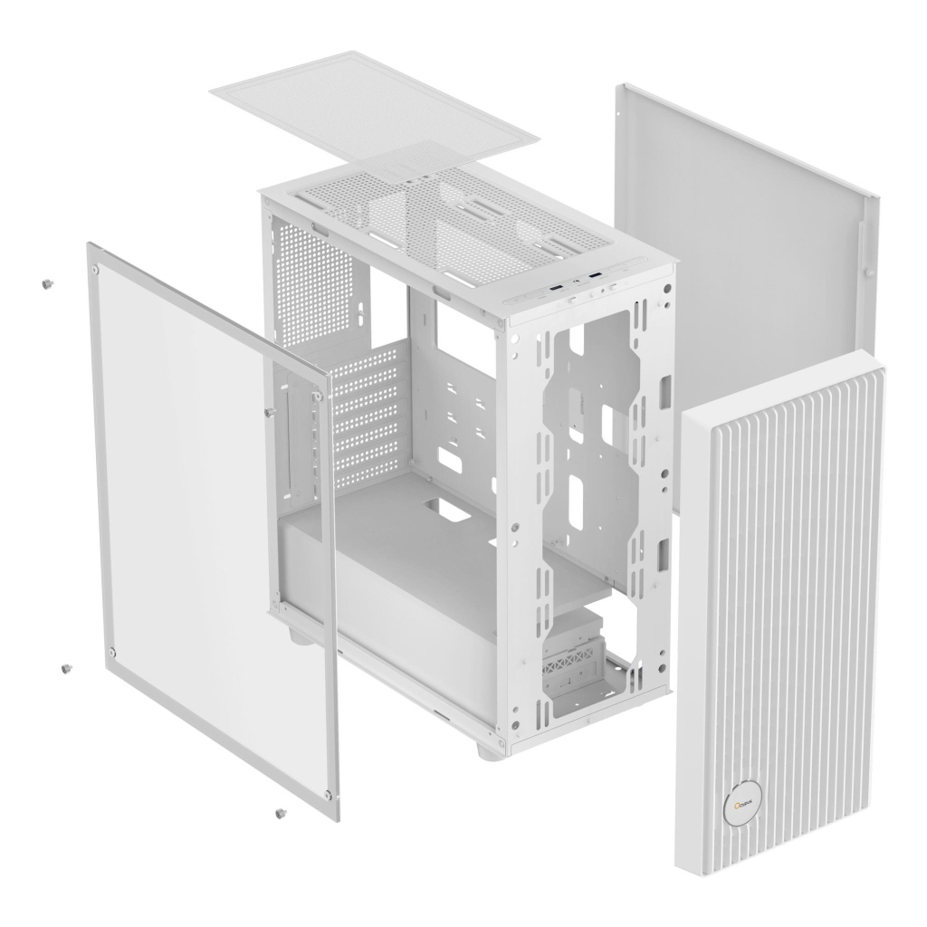 Корпус для ПК OCYPUS GAMMA C70 WH ARGB (GAMMA-C70-WHG400XX-GL) - зображення 8
