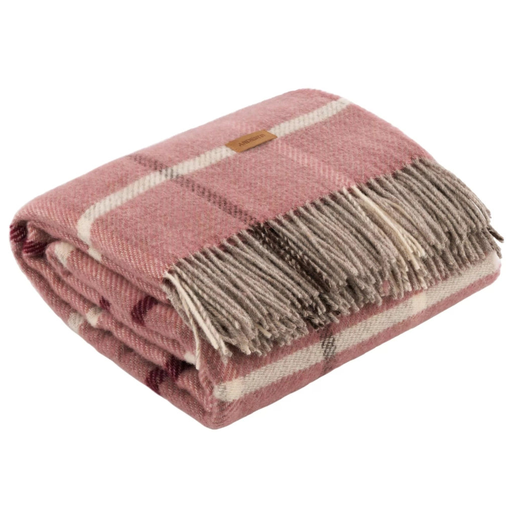 Плед Ardesto Leonardo Alpina 100% вовна, рожевий 140x200 см (ART0701LM) - picture 5