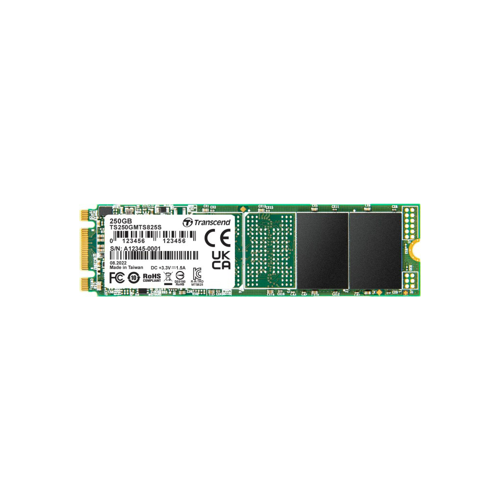 Накопичувач SSD M.2 2280 250GB Transcend (TS250GMTS825S) - зображення 1