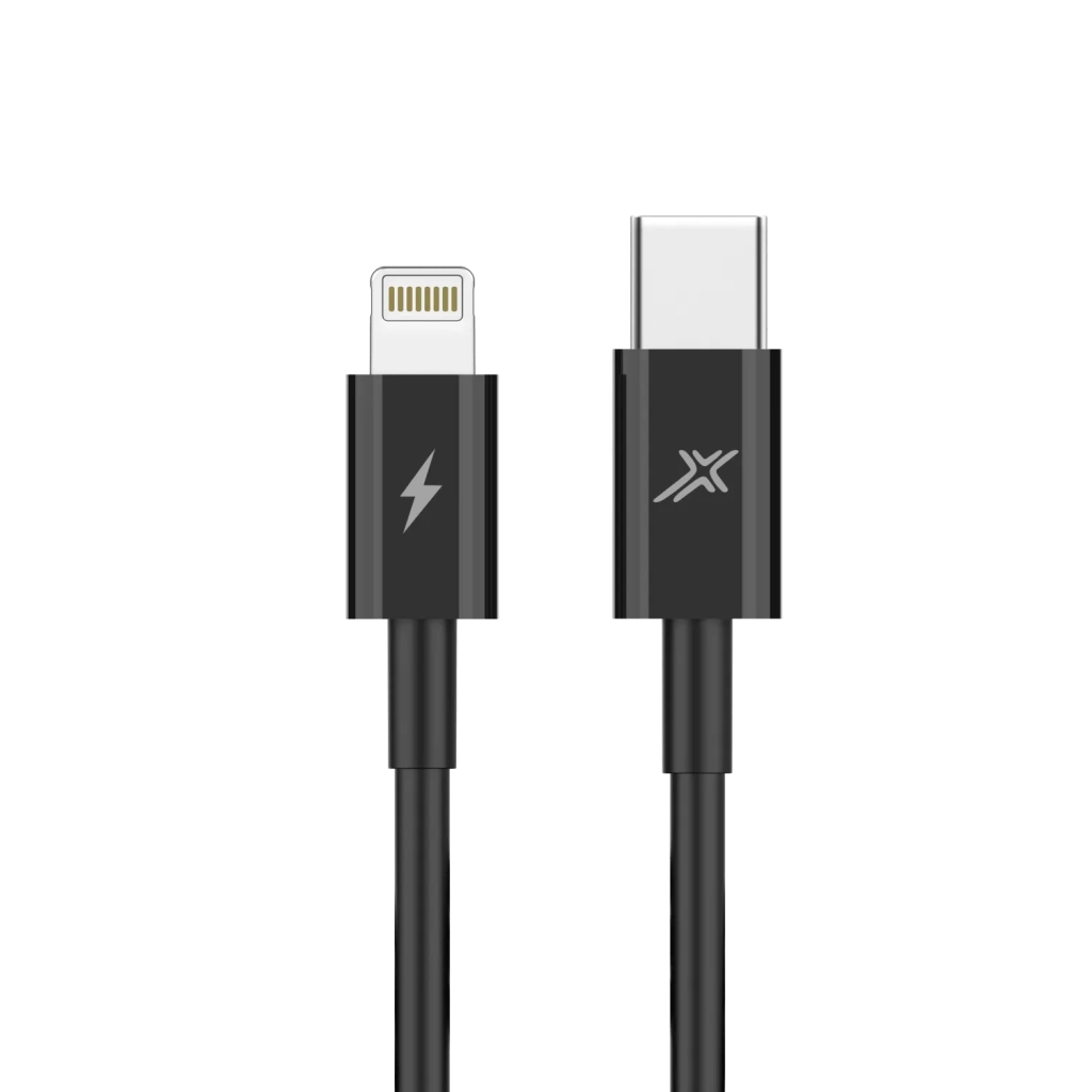 Дата кабель USB-C to Lightning 1.0m 20W CL-07B Black Grand-X (CL-07B) - зображення 1