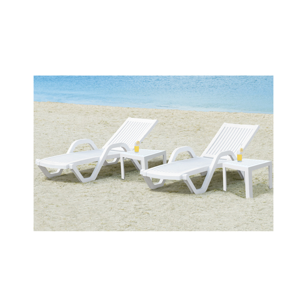 Стіл садовий PAPATYA до шезлонга Suda темно-зелений (4349) - зображення 4