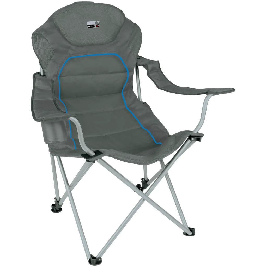 Крісло складане High Peak Alicante Dark Grey/Blue (929561) - зображення 1