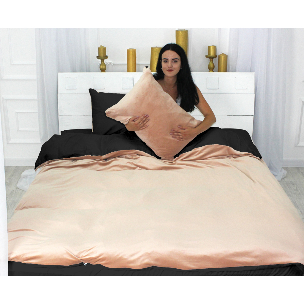 Постільна білизна MirSon Велюр Winter Delicate 28-0090 Margherita Євро (2200004044439) - зображення 5