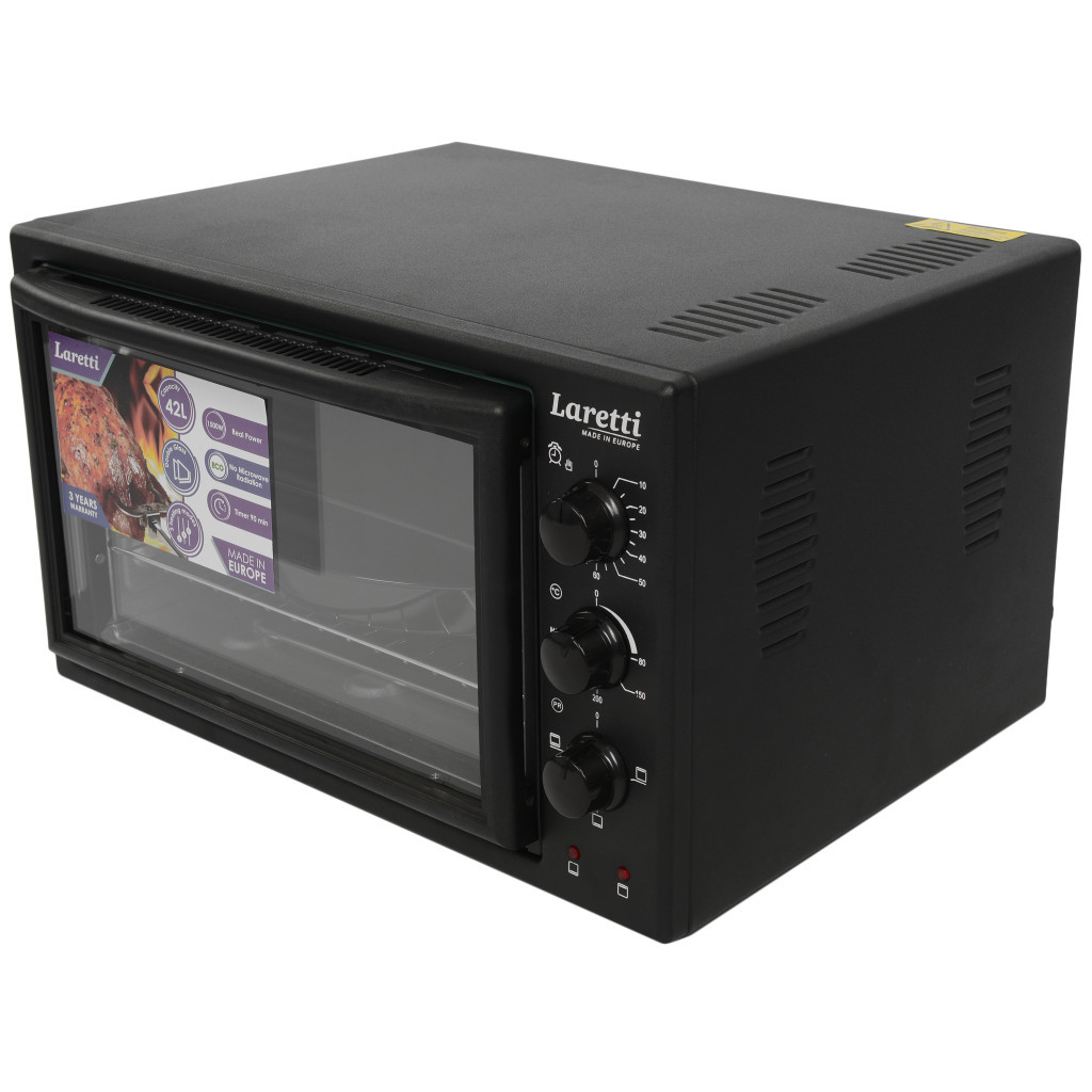 Електропіч Laretti LR-EC3803 Black - зображення 5